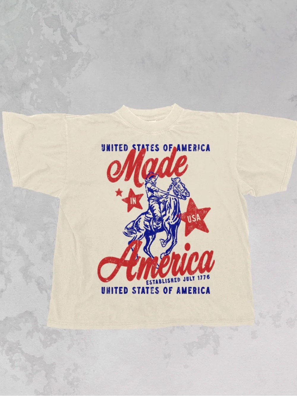 The Clandestine Underground Western USA Oversized Tee size s/m
